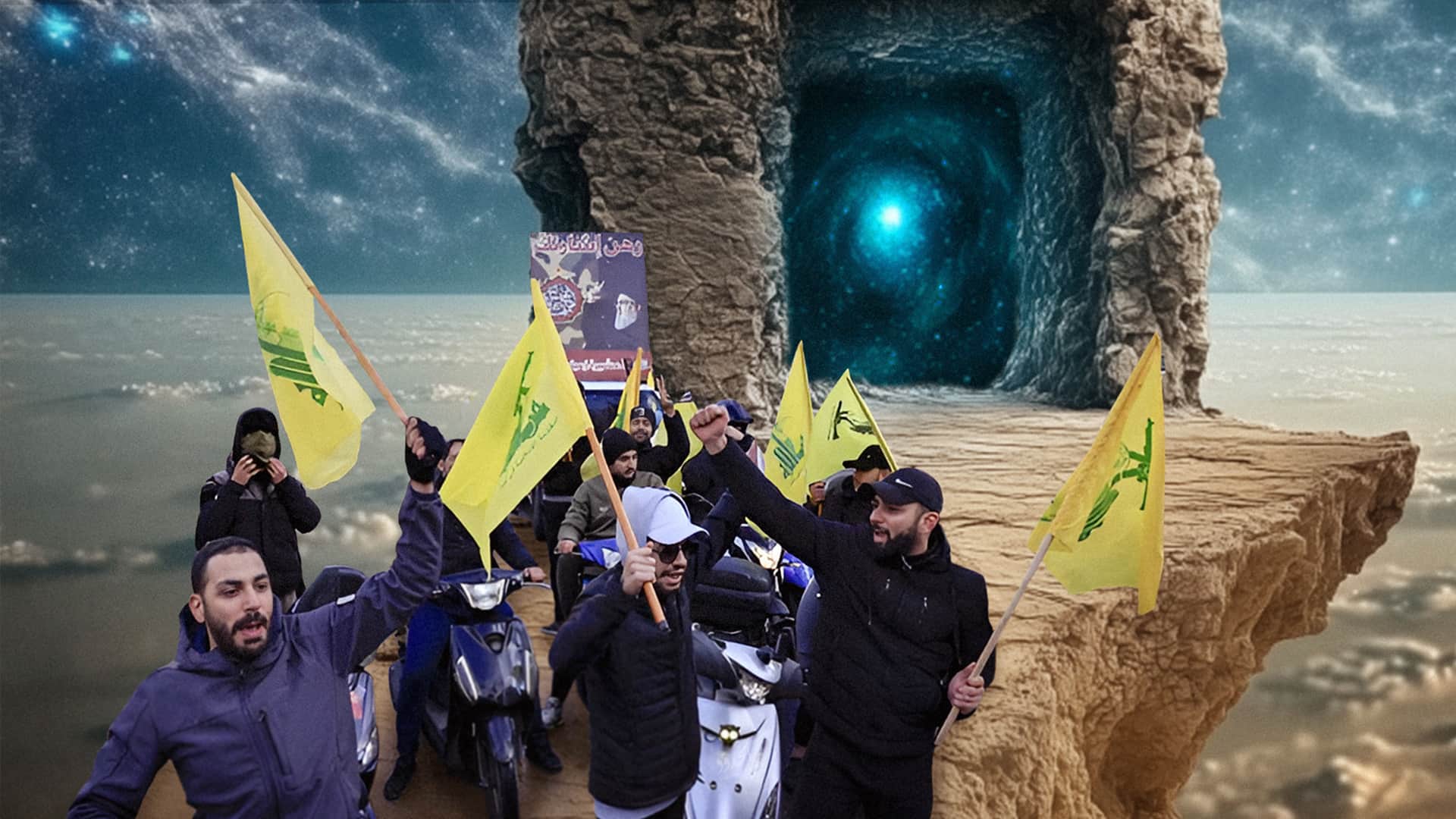 صورة هل جمهور حزب الله معنا على نفس الكوكب؟ ألو، ألو؟!
