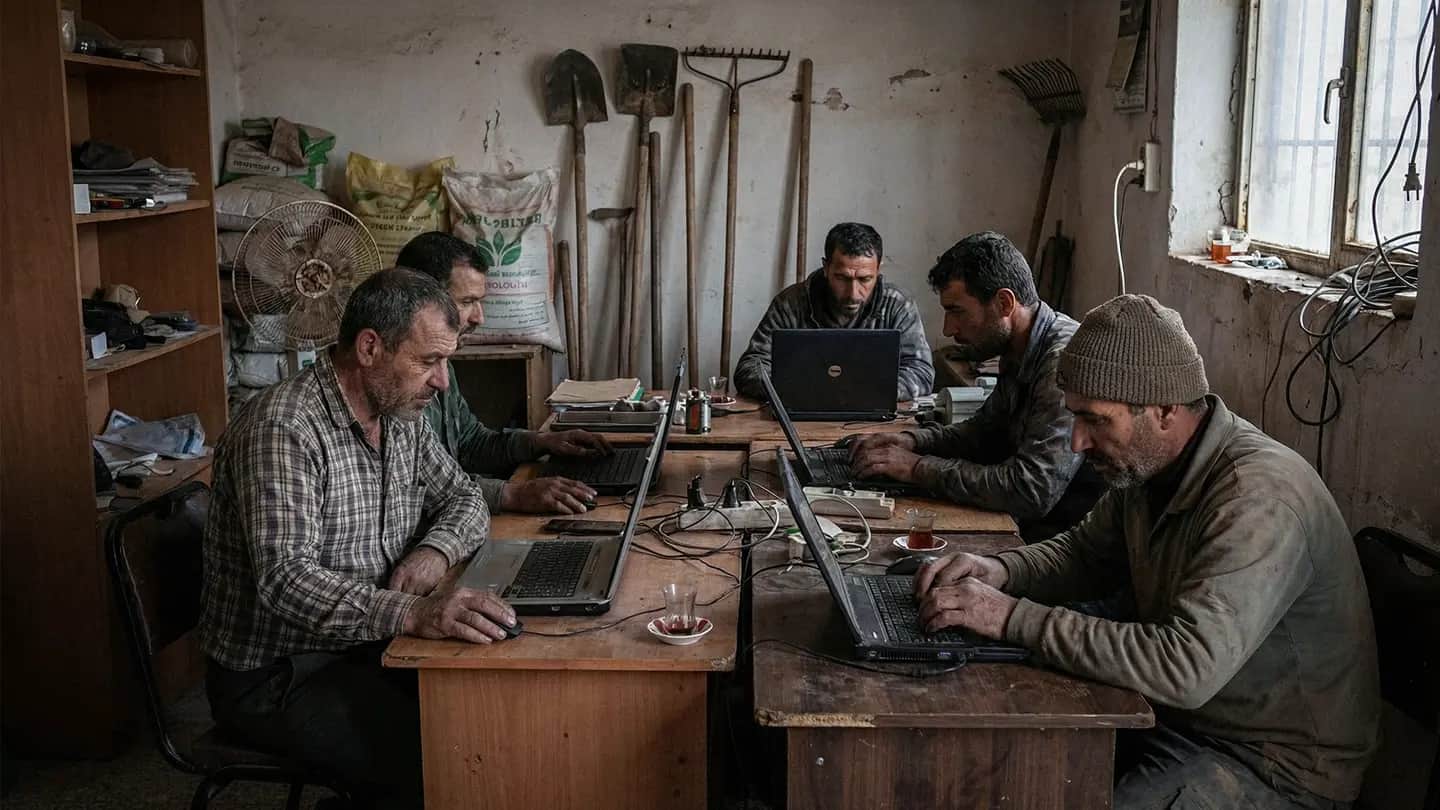 Success! Syrian Farmer Survives Drought by Switching to Bot Farms image