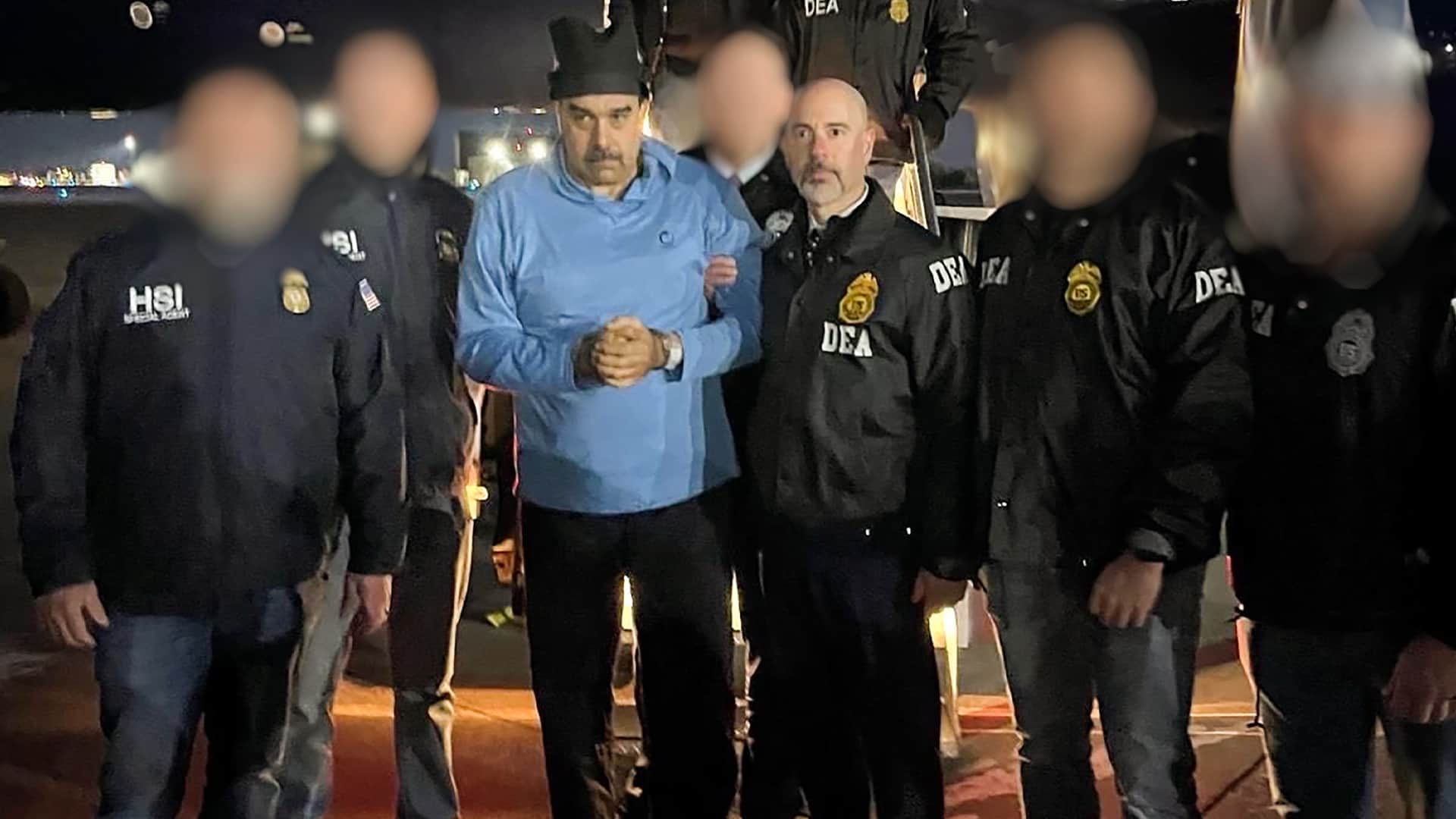 صورة قناة الميادين تؤكد أن مادورو بخير ويمارس مهامه من نيويورك