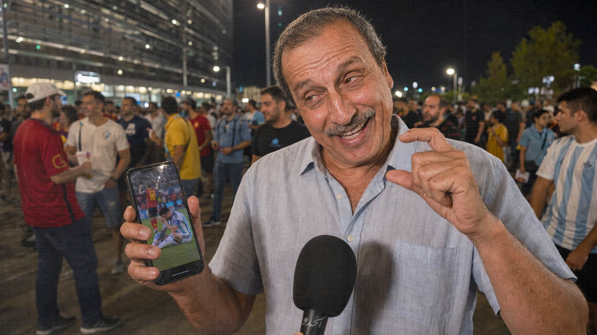  صورة أبو طلال يؤكد أن عدم وجود مؤامرة لتتويج ميسي بكأس العالم مؤامرة