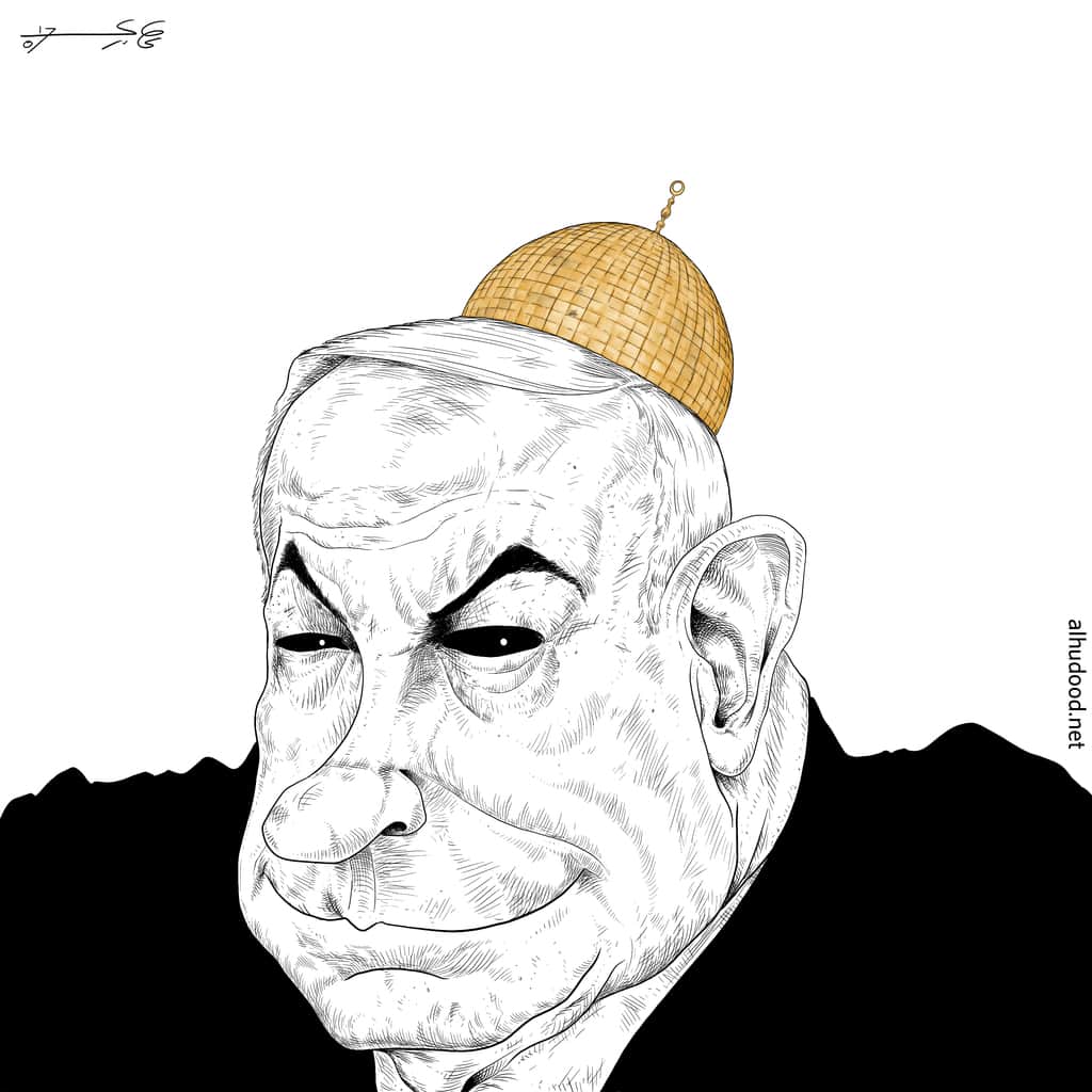 صورة نتنياهو يحتفل بإعلان القدس عاصمة لإسرائيل
