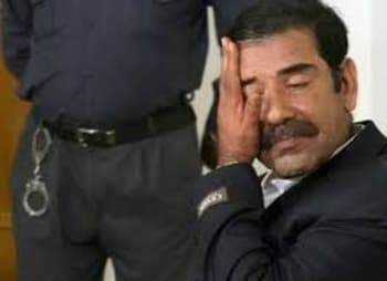 صورة رموز نظام البعث يخدعون العراقيين بموتهم قبل مواعيد الإعدام