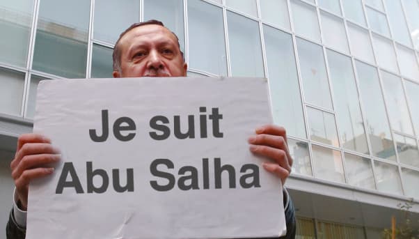 صورة أردوغان يدعو مسلمي أمريكا للهجرة إلى الدولة العثمانية