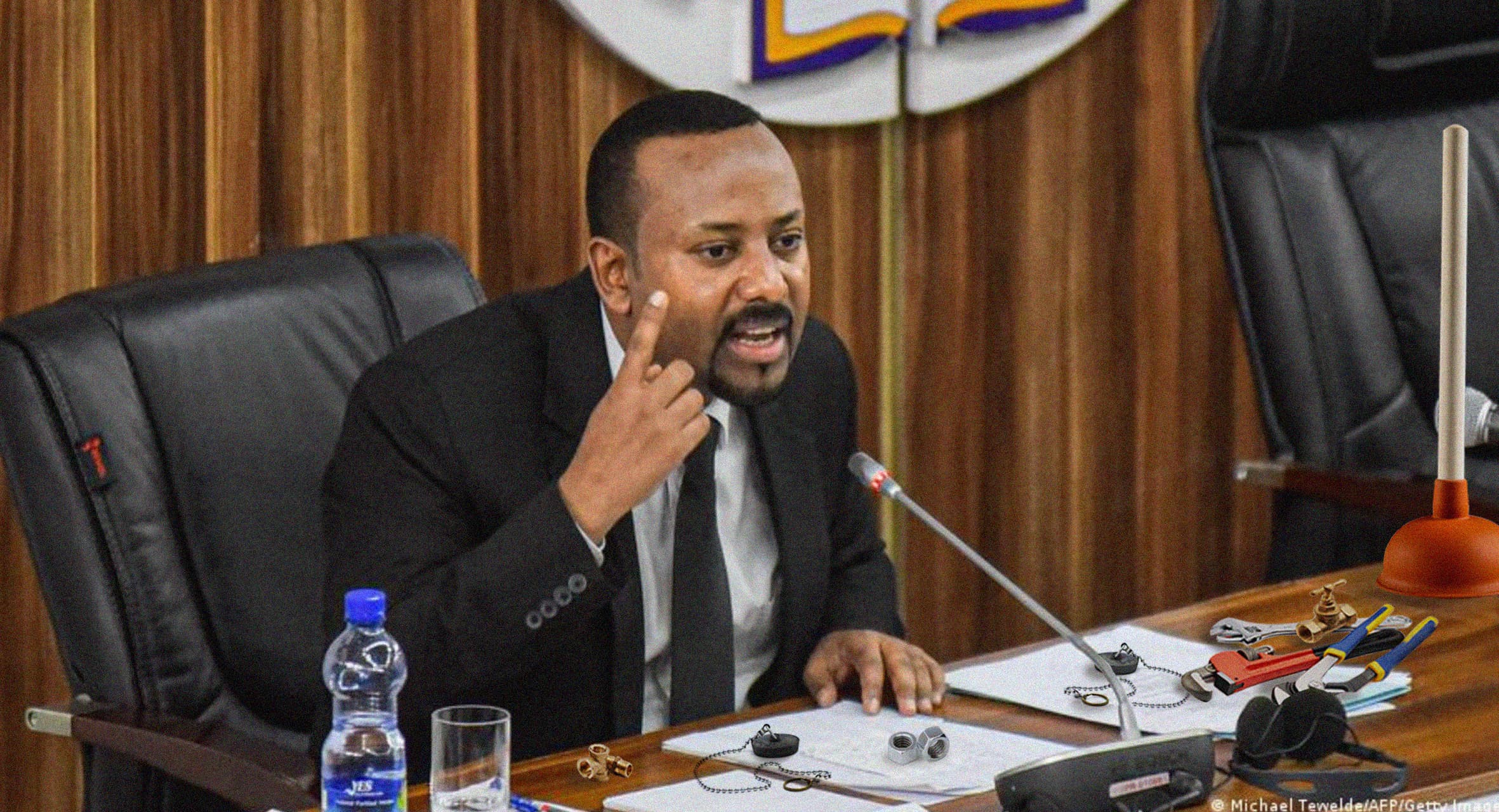 صورة  آبي أحمد: أي فعل عدائي من مصر والسودان وسأفتح سدادة نهر النيل