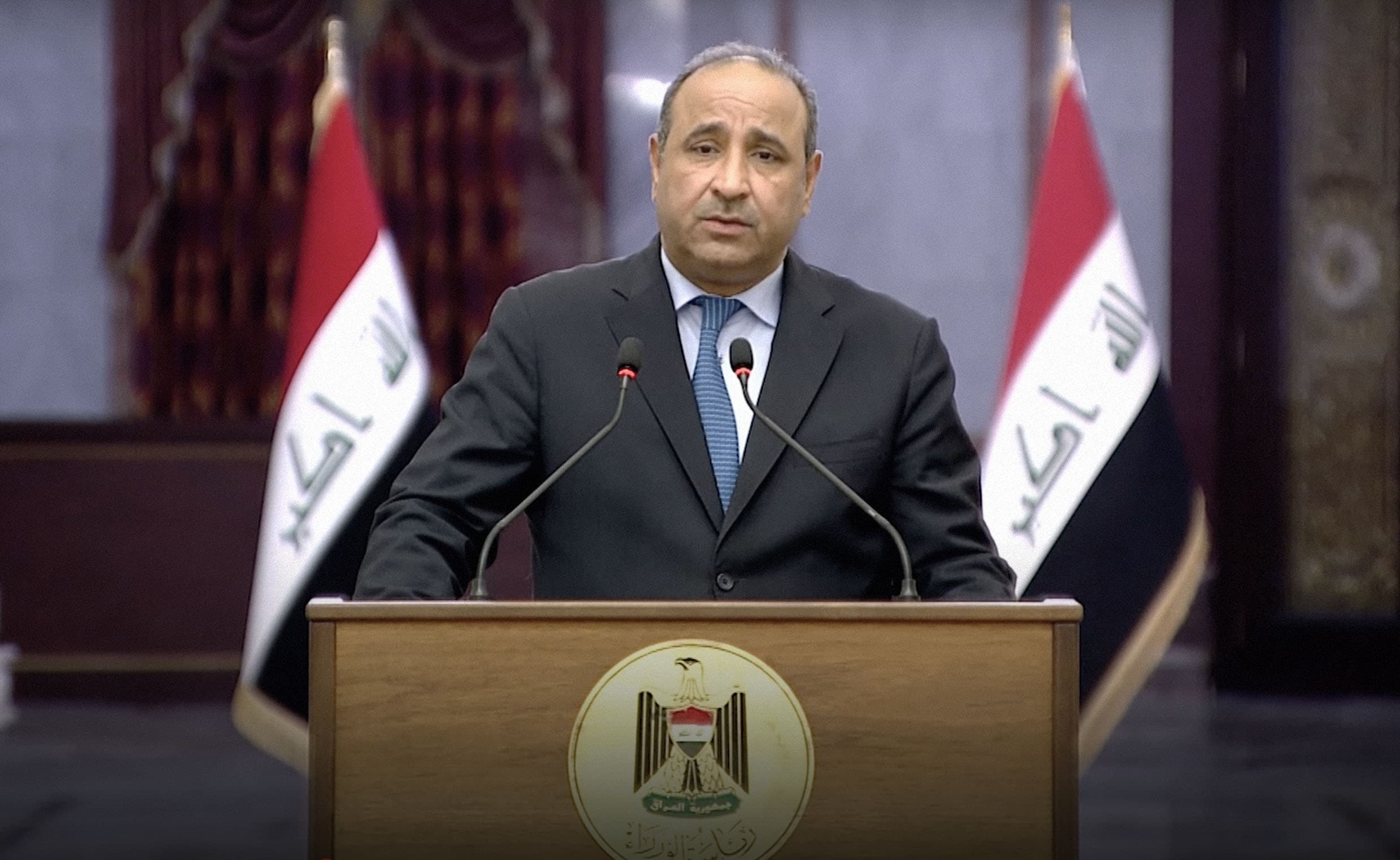 صورة الحكومة العراقية تلفت انتباه الميليشيات إلى أن الكاظمي رئيس وزراء وليس ناشطاً سياسياً