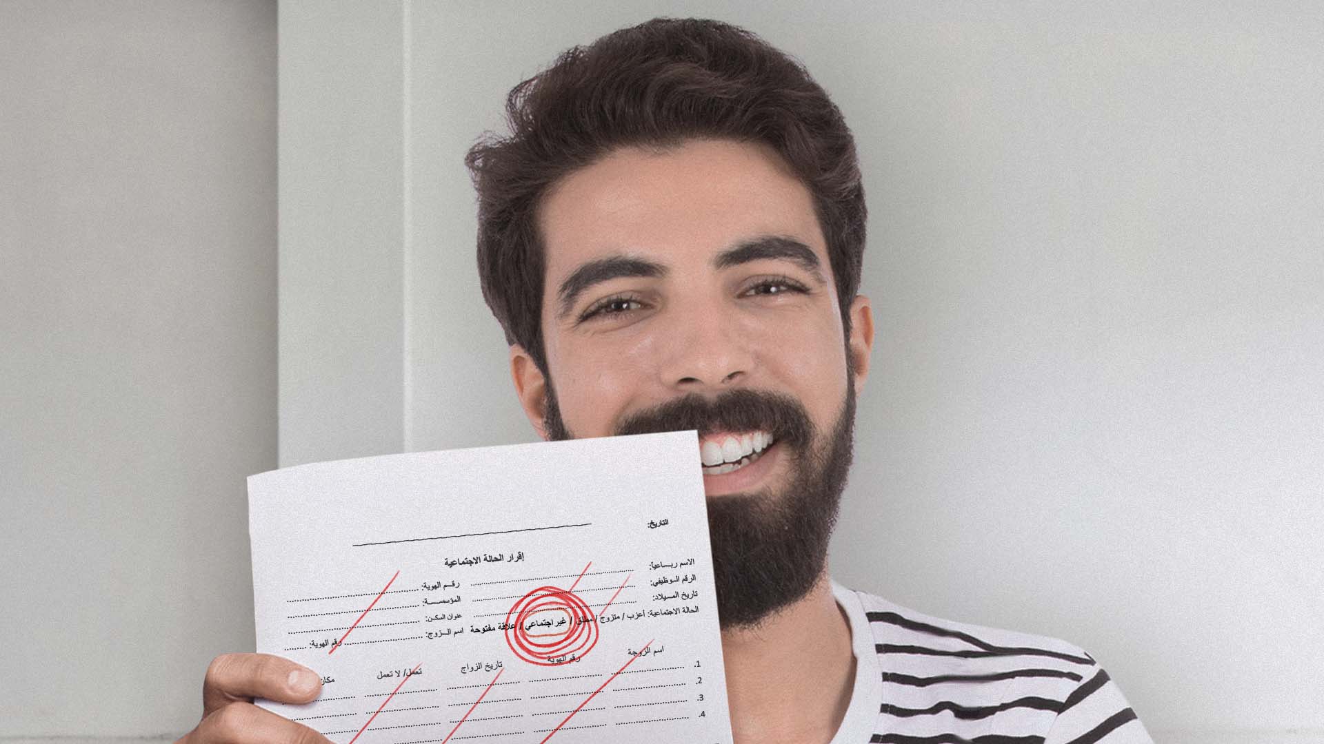صورة اعتماد "غير اجتماعي" كإجابة مناسبة عن الحالة الاجتماعية