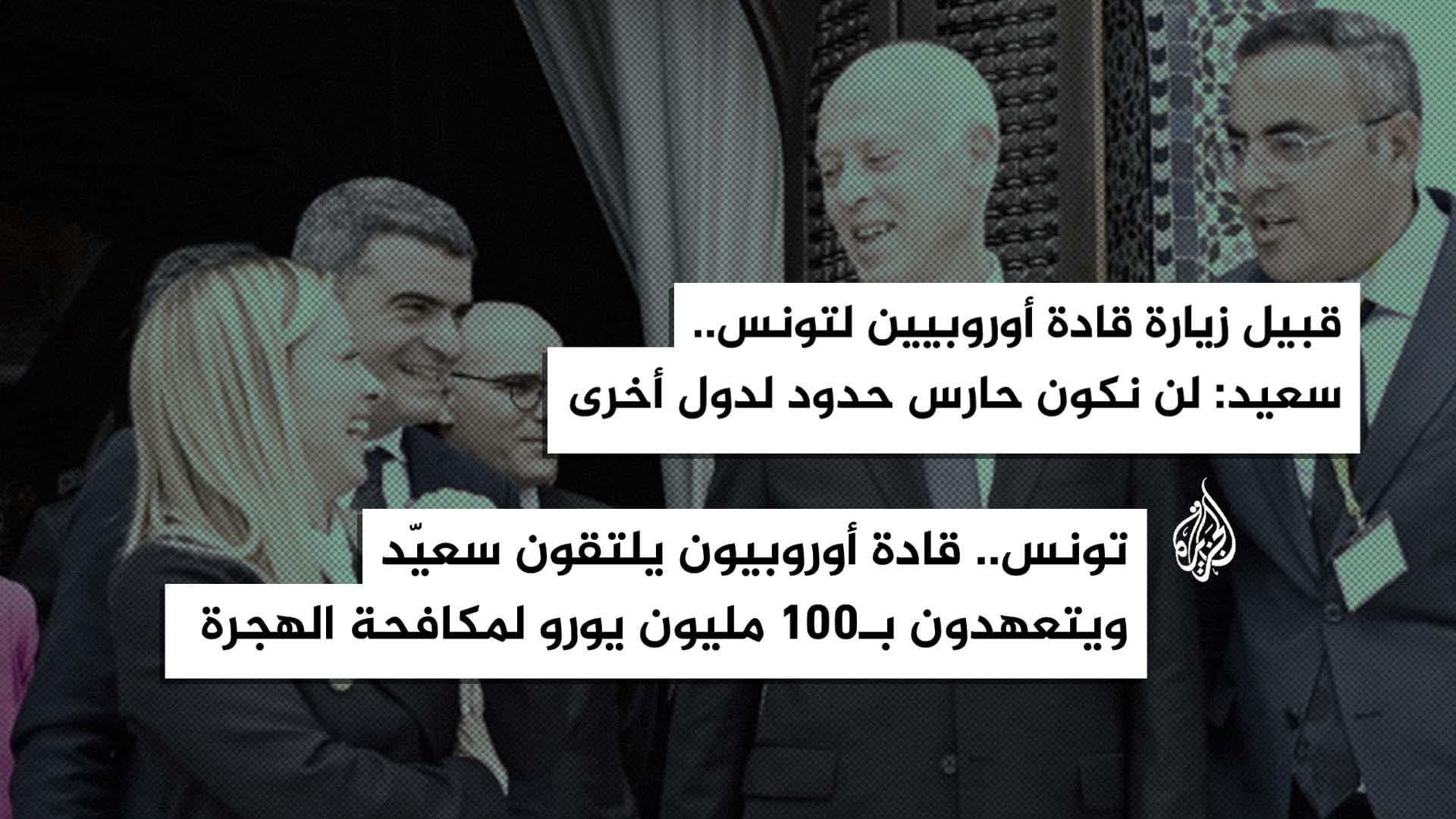 صورة قيس سعيد يؤكد أنه لا و١٠٠ مليون نعم