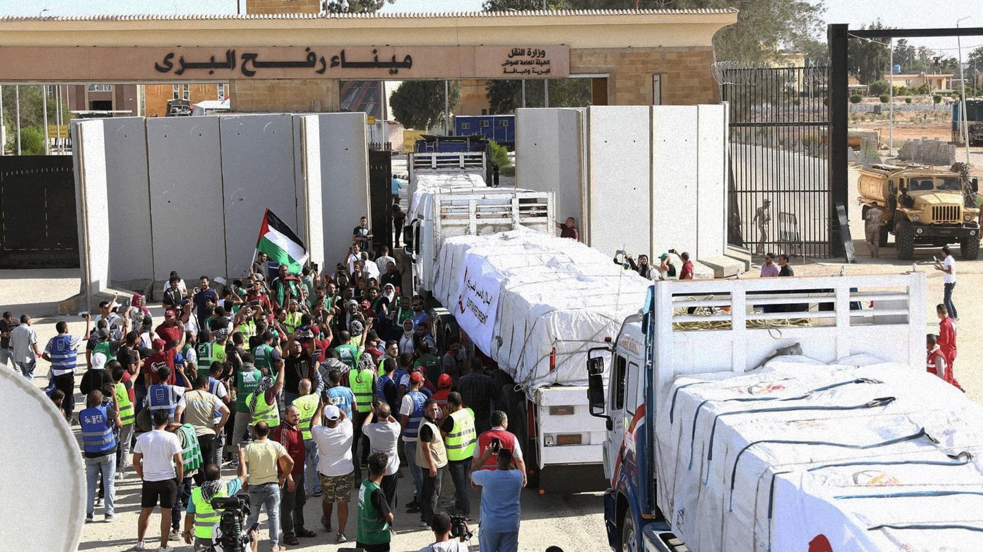 صورة بقالة أبو أوليفر ترسل طلبية خاصة بالبيت الأبيض إلى غزة عن طريق الخطأ