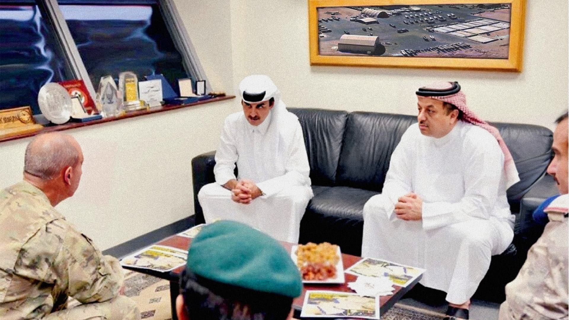 صورة قطر تعرض الوساطة بين الحوثيين وقاعدة العديد العسكرية