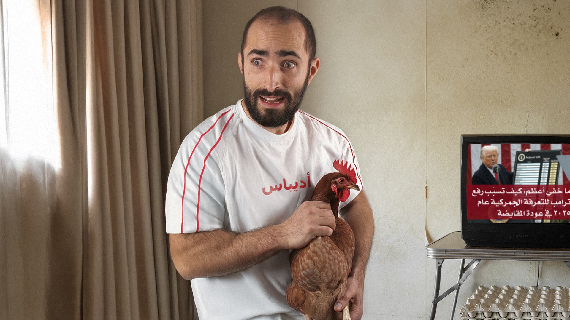 صورة الحدود ٢٠٣٠: القبض على شبكة تزوير دجاج في سوق المقايضة