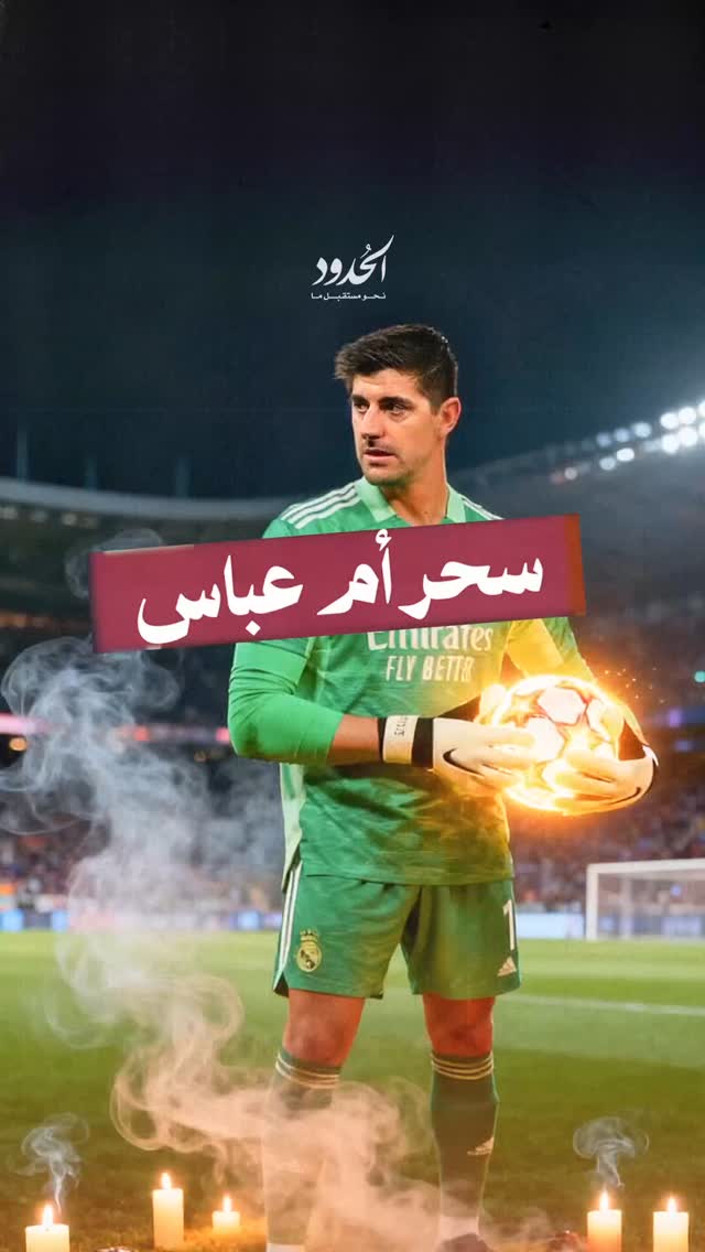 صورة ⁨ لو كان #مدريد رجلاً فليلعب بدون #كورتوا⁩