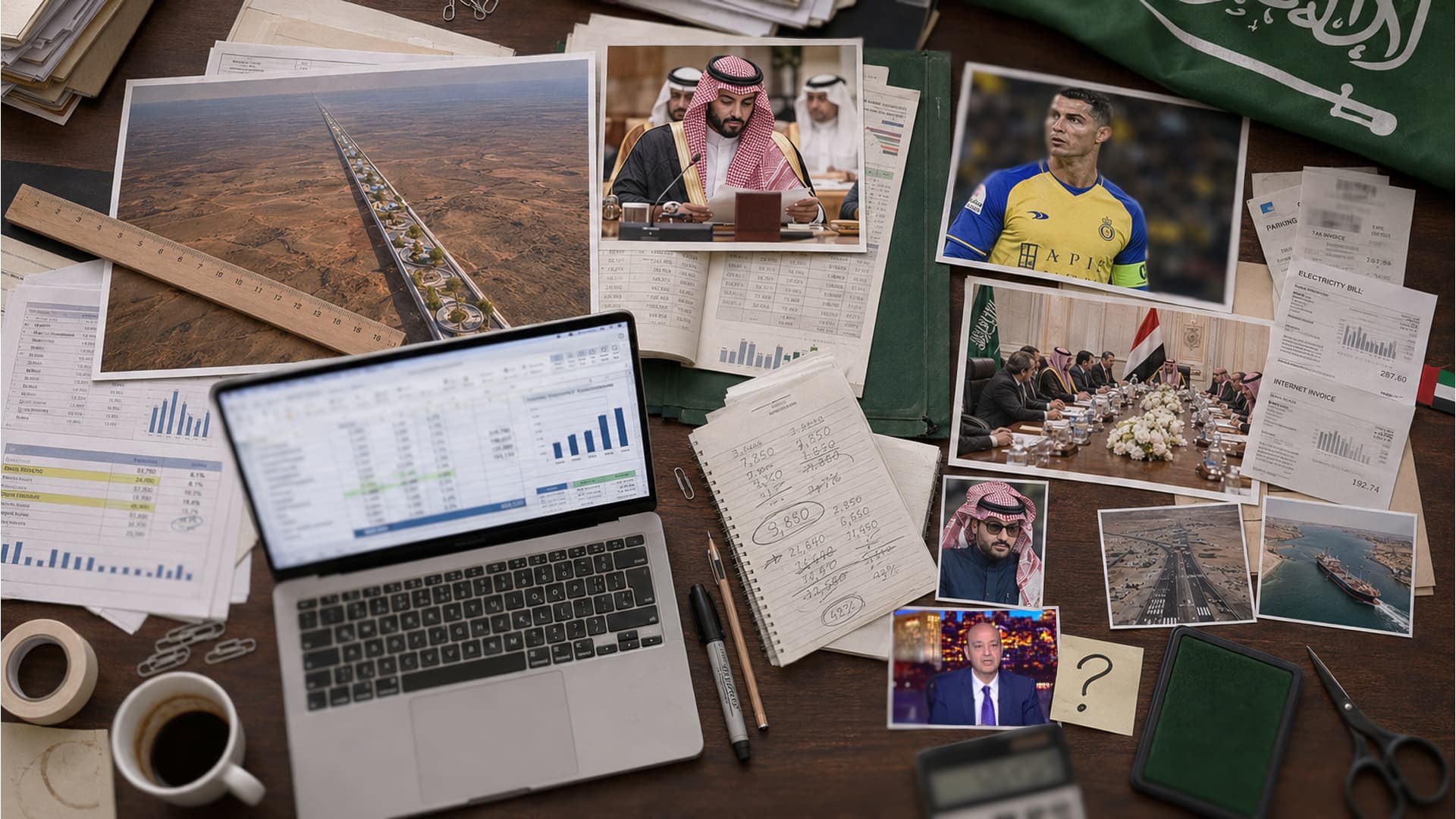 صورة نيوم، رونالدو، الحكومة اليمنية وأشياء تنفق عليها السعودية بلا طائل