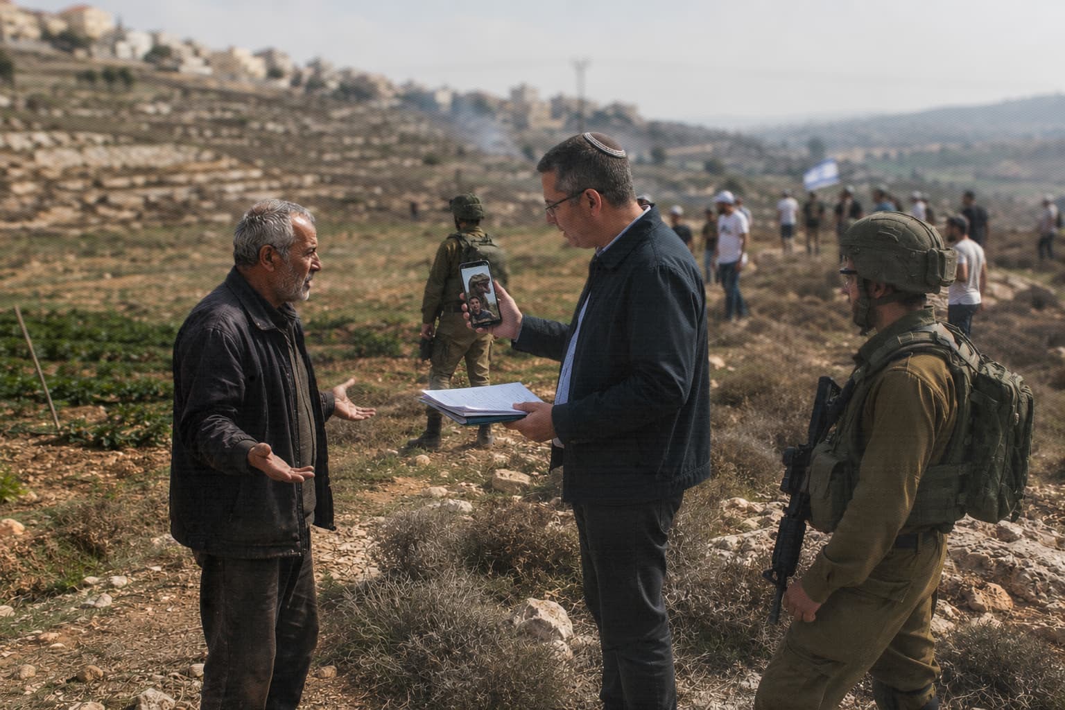 صورة إسرائيل تطالب الفلسطينيين بإثبات ملكية أراضيهم بصور سيلفي مع الديناصورات