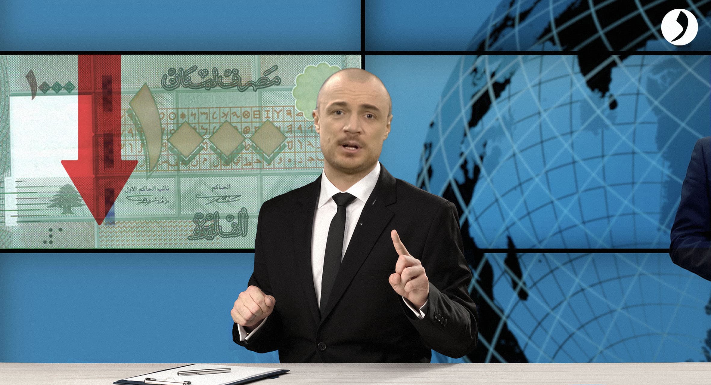 صورة الليرة اللبنانية تهبط إلى ١١٠٠٠ أمام الدولار — لحظة — ١٤٠٠٠ — لا لا ١٨٠٠٠ — لحظة لحظة — ٢٥٠٠٠ — لحـ