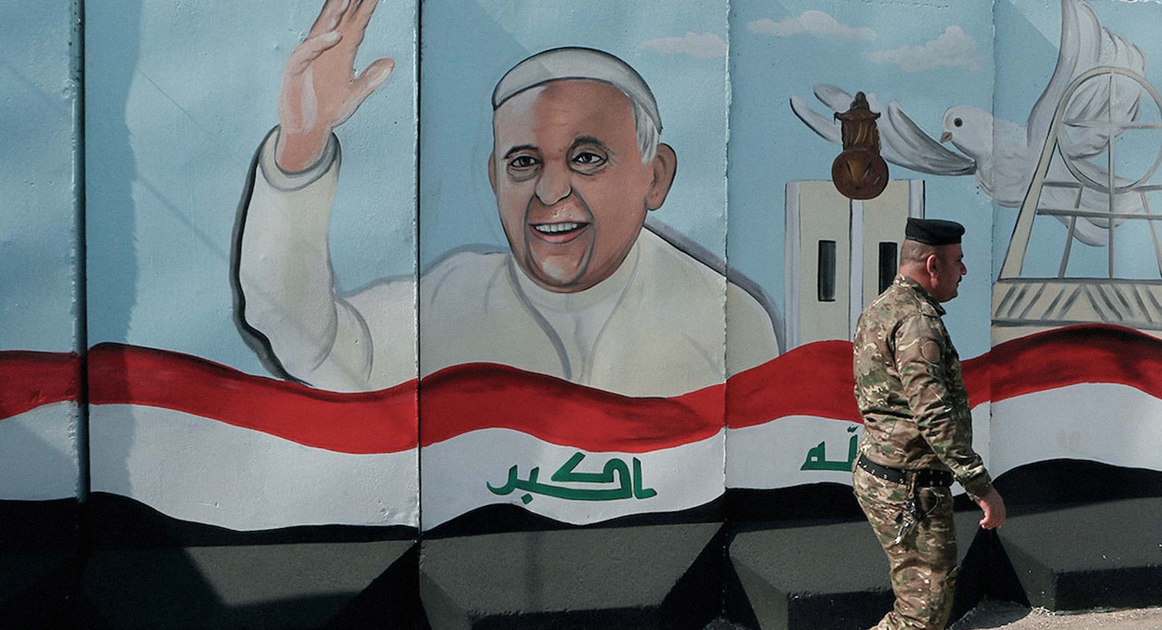 صورة البابا فرانسيس في زيارة شخصية لتفقد أحوال البشر في جهنم
