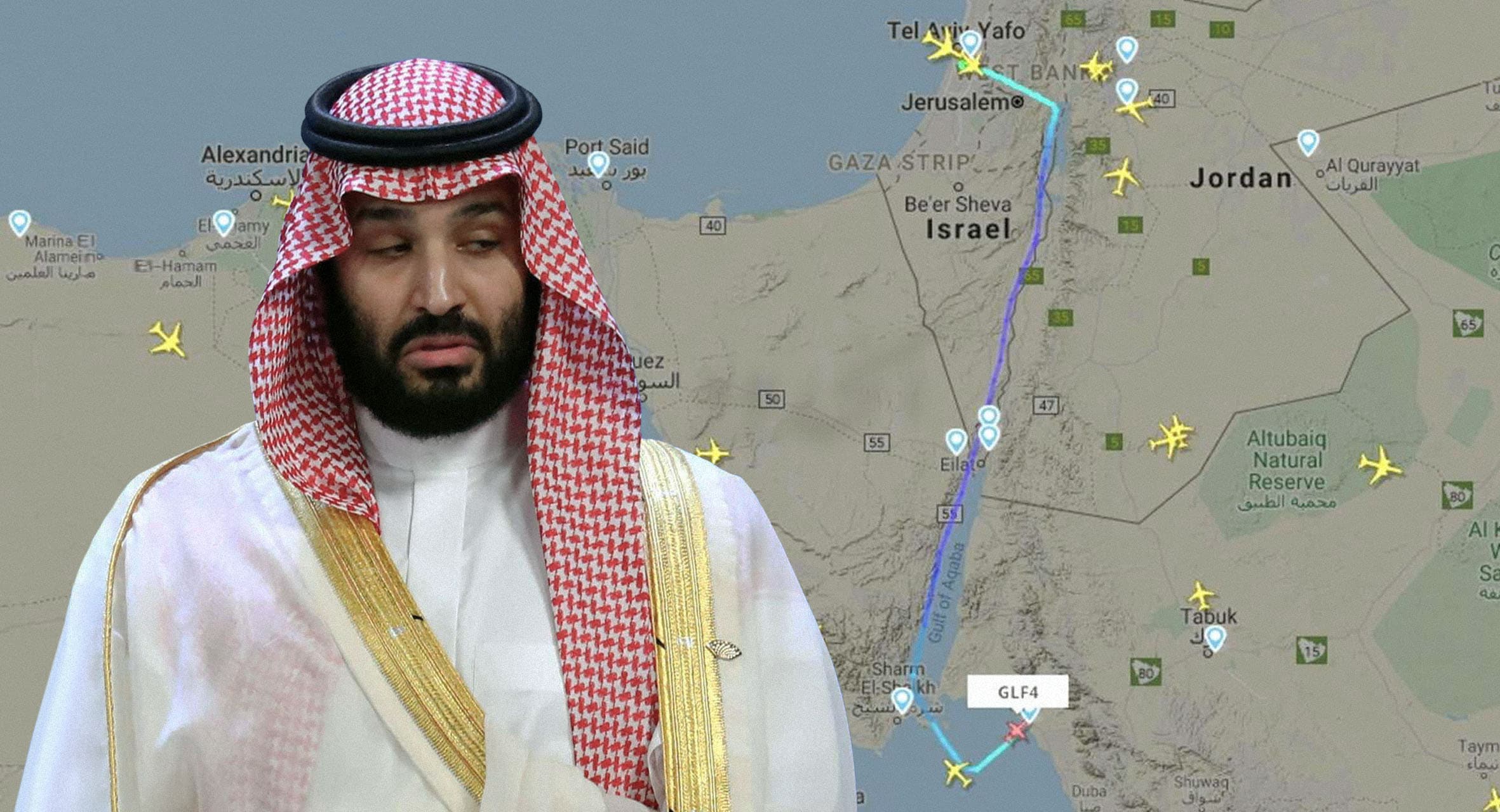 صورة ابن سلمان يُخزي السعودية بين دول الخليج بلقائه نتنياهو سراً وكأنه أمر معيب
