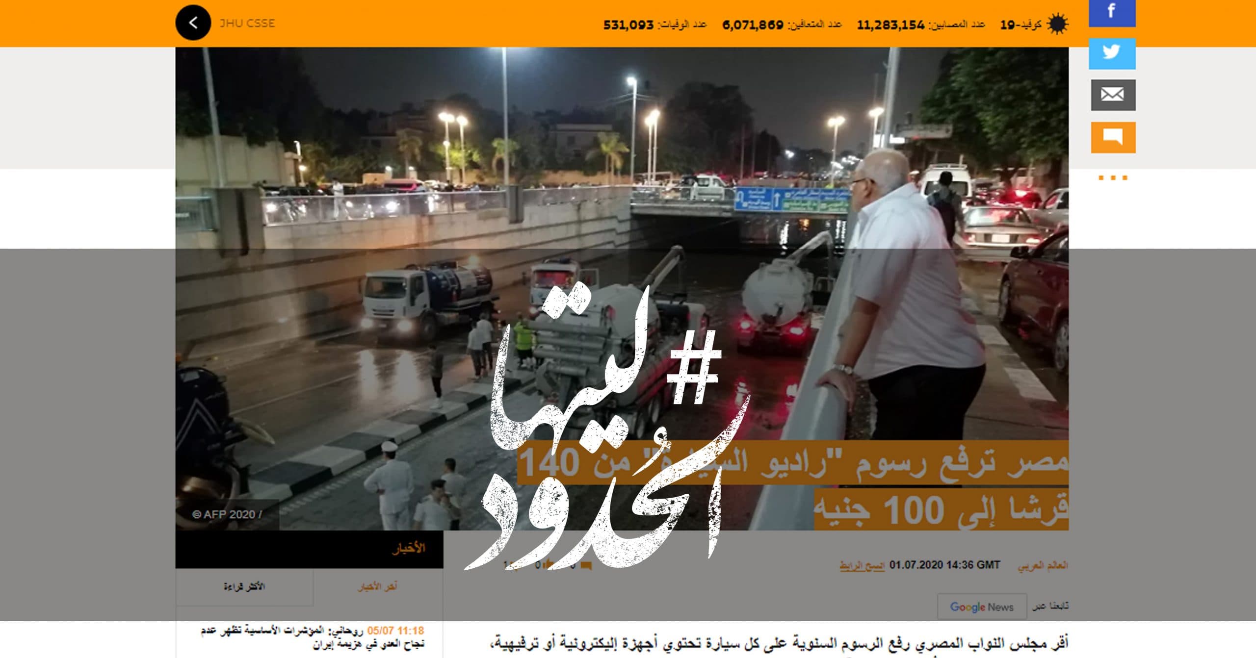 صورة مصر ترفع رسوم “راديو السيارة” من 140 قرشا إلى 100 جنيه