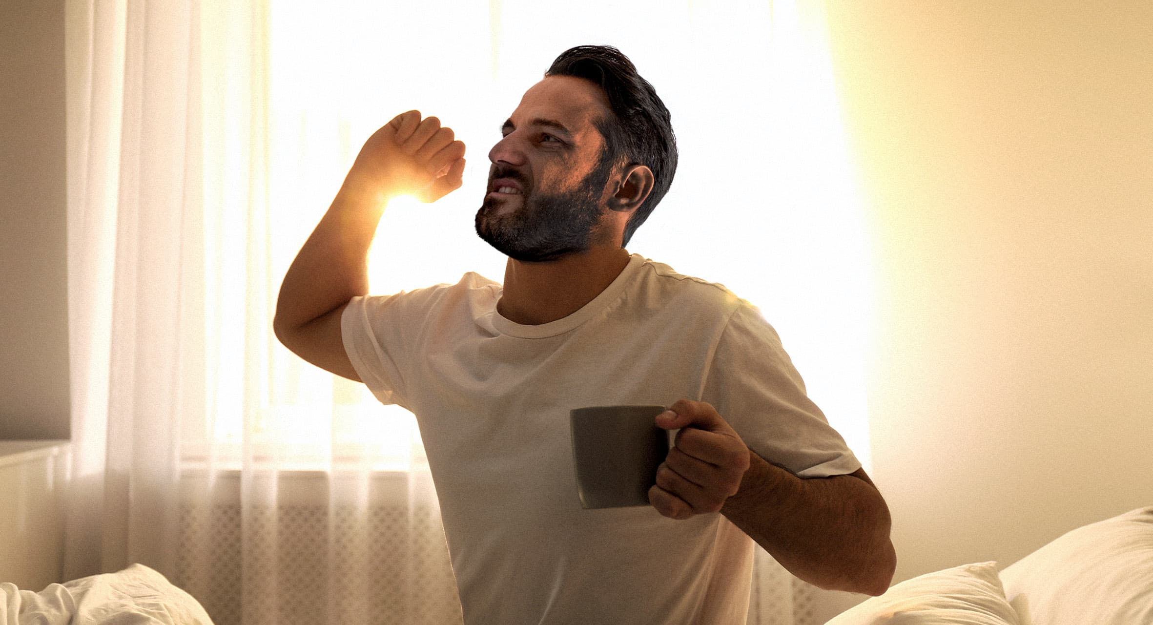 صورة دليل الحدود للاستيقاظ صباحا مفعما بالنشاط والحيوية للقيام بالزفت نفسه كل يوم كل يوم كل يوم يلعن الوجود كلّه وشرف هكذا حياة