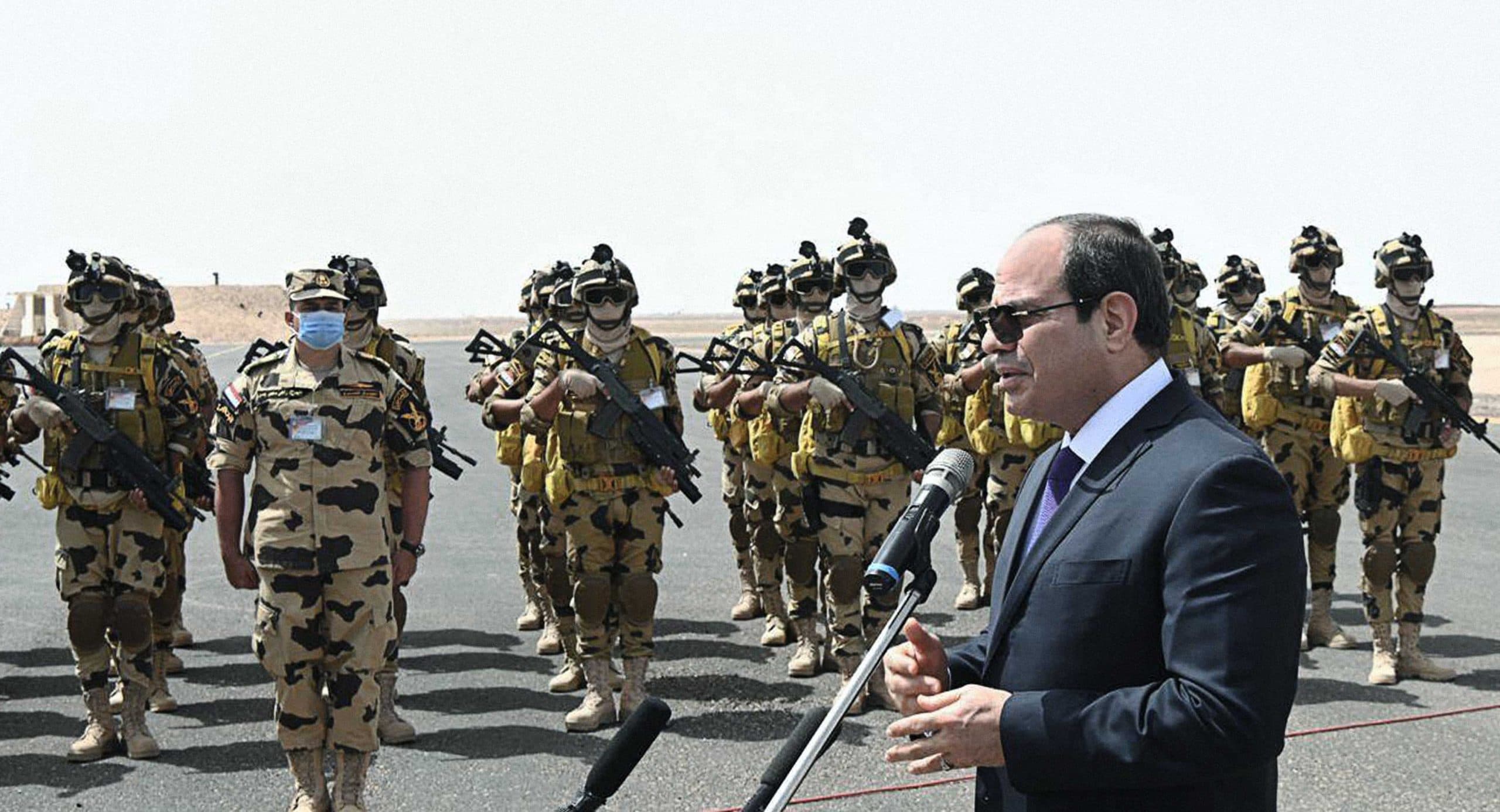 صورة السيسي يقرر مواجهة أزمة سد النهضة بإرسال الجيش إلى ليبيا لتخفيف استهلاك المياه