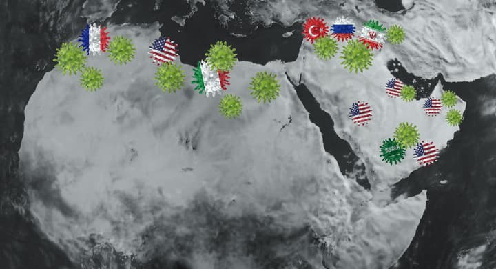 صورة فيروس كورونا يدخل المنطقة بعدما لاحظ أنّ كل شيء يدخل فيها بسهولة