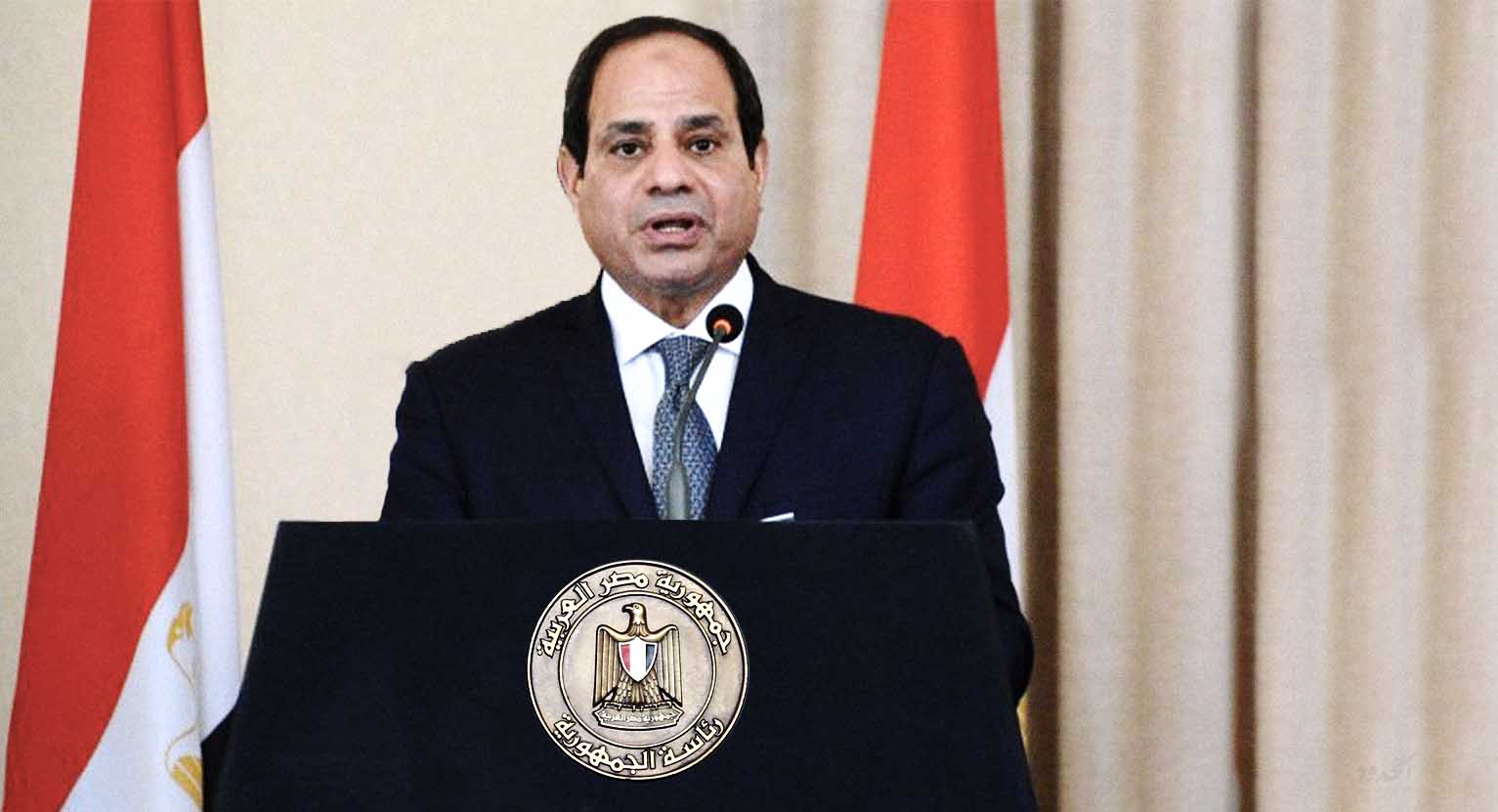 صورة السيسي يضع أم الدنيا في مأوى العجزة