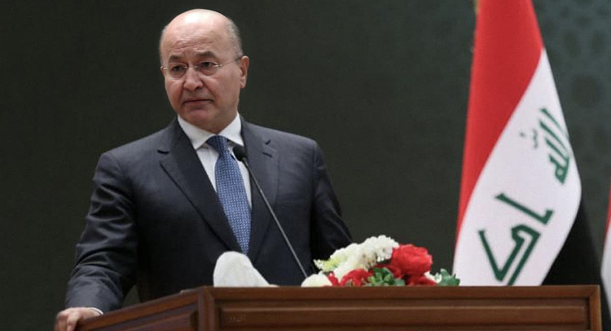 صورة ترامب يفاجئ الرئيس العراقي بإعلانه أن أمريكا ليست جمعية خيرية ولديها أجندات في بلاده