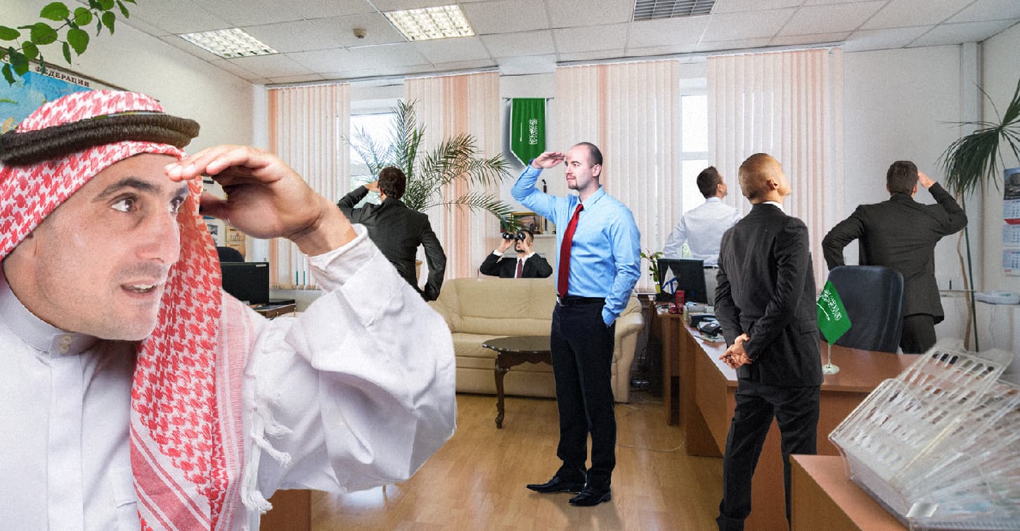 صورة القنصلية السعودية تستنكر لعب خاشقجي الغميضة بداخلها