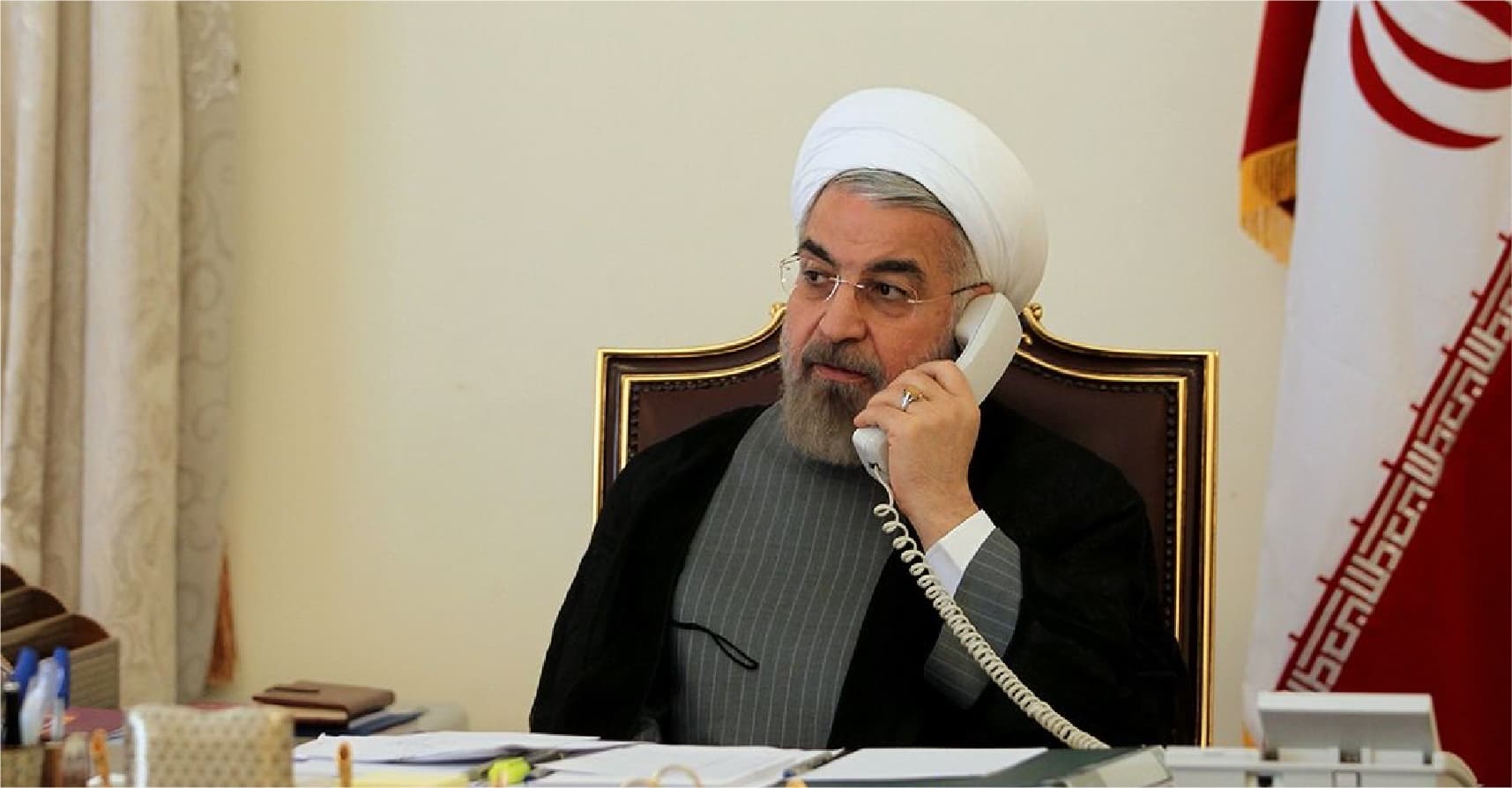 صورة روحاني يستشير الأسد حول التعامل مع الاحتجاجات ليعرف ما الذي يتوجّب عليه عدم فعله