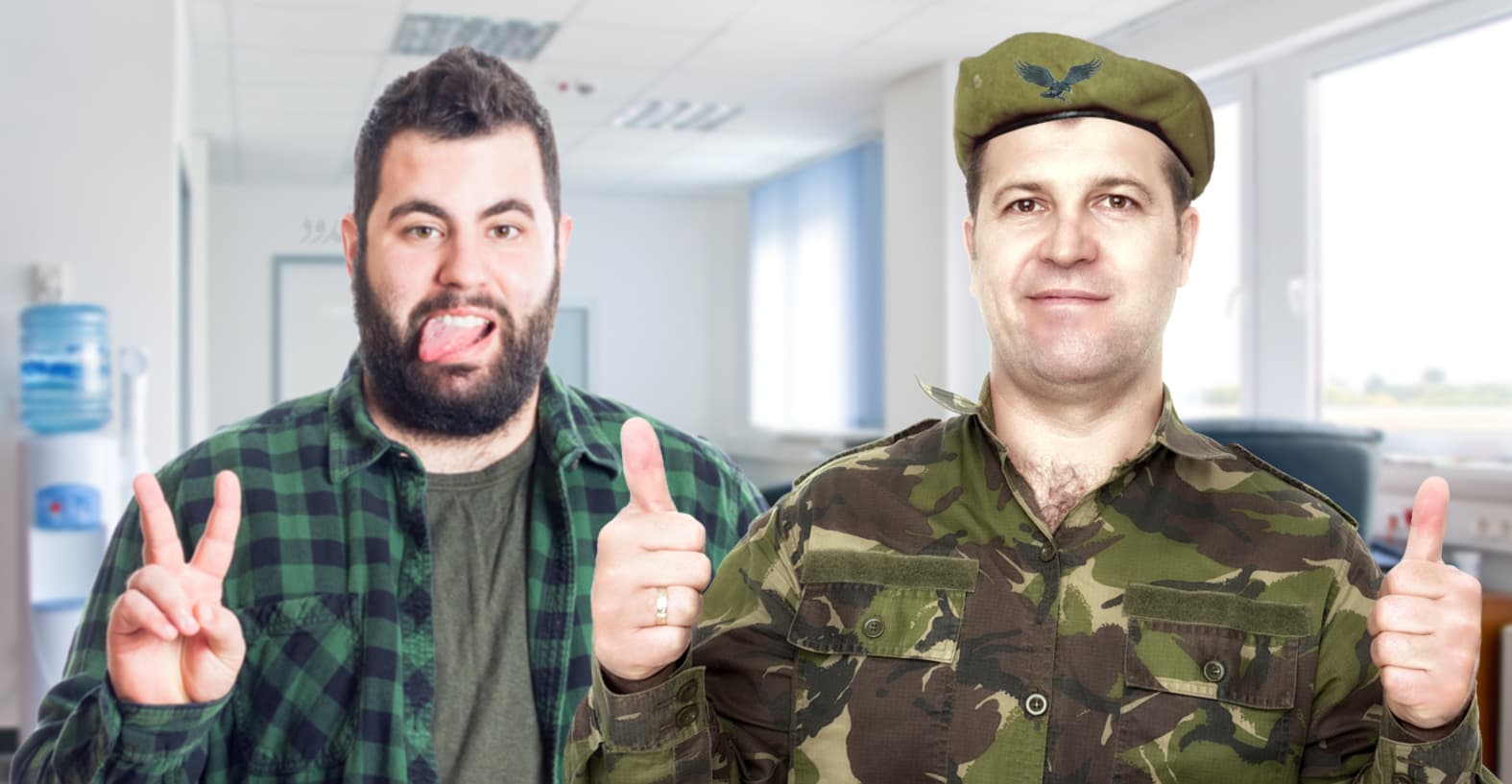 صورة الدفاع المدني ينجح بفصل لسان موظف عن مؤخرة مديره