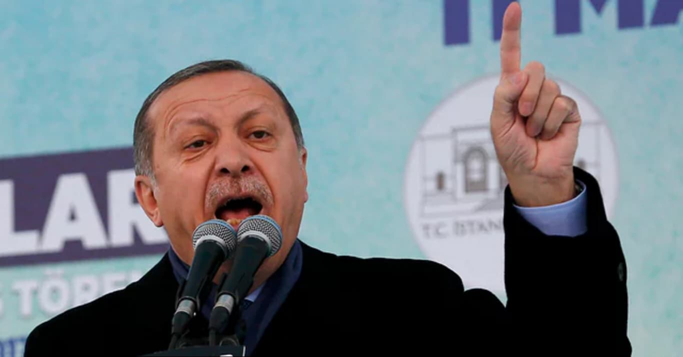 صورة أردوغان يندد بتعدّي الحكومة الهولندية على سيادته في هولندا