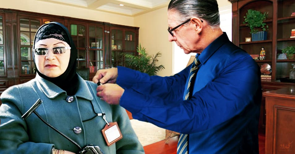 صورة تعيين الجارة أم خالد برُتبة ملازم أوَّل في جهاز المخابرات
