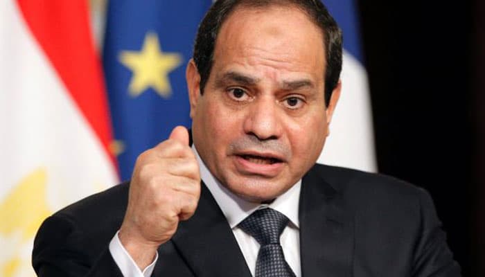 صورة السيسي يرفع قضية في المحكمة الدولية على المحكمة المصرية التي حكمت بأن الجزيرتين مصريتان