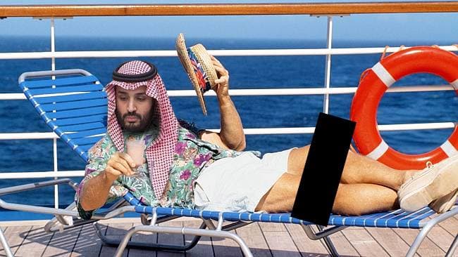 صورة ولي ولي عهد السعودية يشتري يختاً بنصف مليار دولار لاستخدامه كمُعتزَلٍ للتفكير في حل للأزمة الاقتصادية