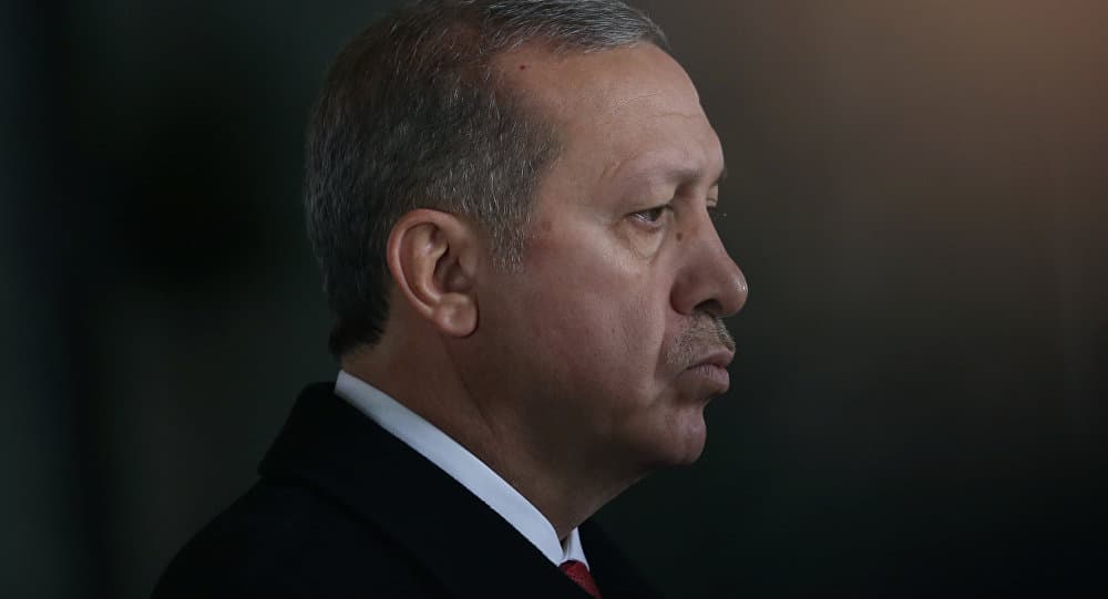 صورة إردوغان يعتذر عن تأجيله إعلان حالة الطوارئ المفروضة منذ تولّيه الحكم