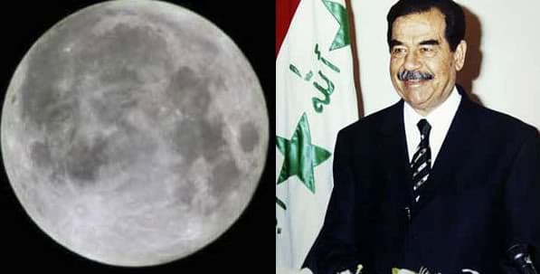 صورة ناسا تؤكد العثور على وجه صدّام على كوكب جديد