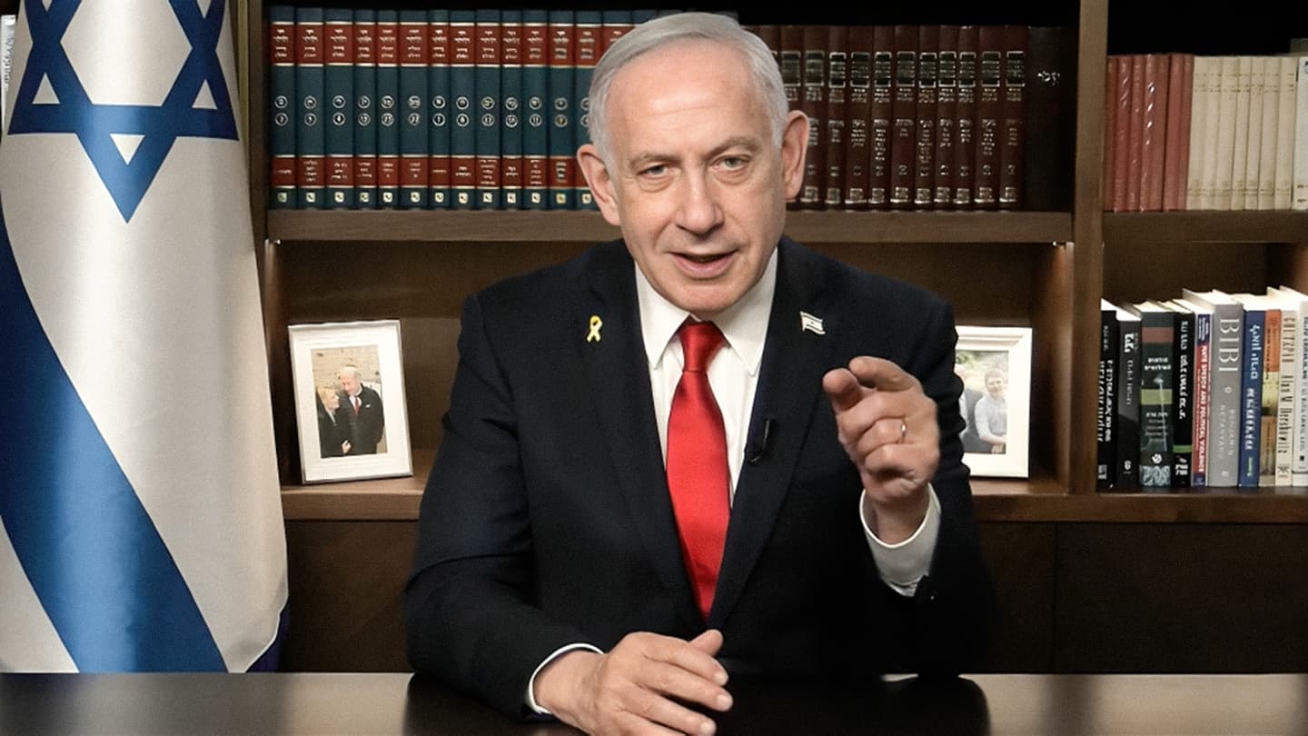 صورة نتنياهو يؤكد أن الاعتراف بدولة فلسطينية سيكون مكافأة للمنظمات الإرهابية وتدمير لجهود منظمات الهاغاناه والشتيرن