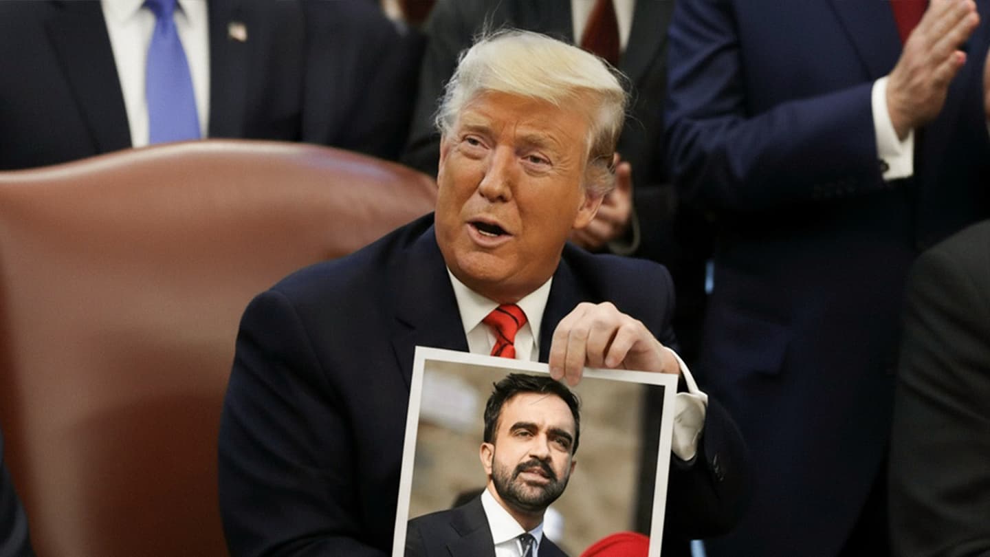 صورة ترامب يدعو ممداني لصبغ شعره على الأقل