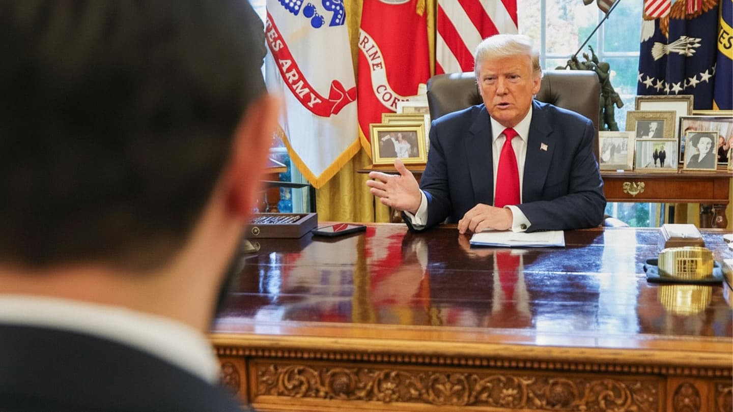 صورة ترامب للشرع: من آمن بي غفر له ما تأخّر من ذنبه