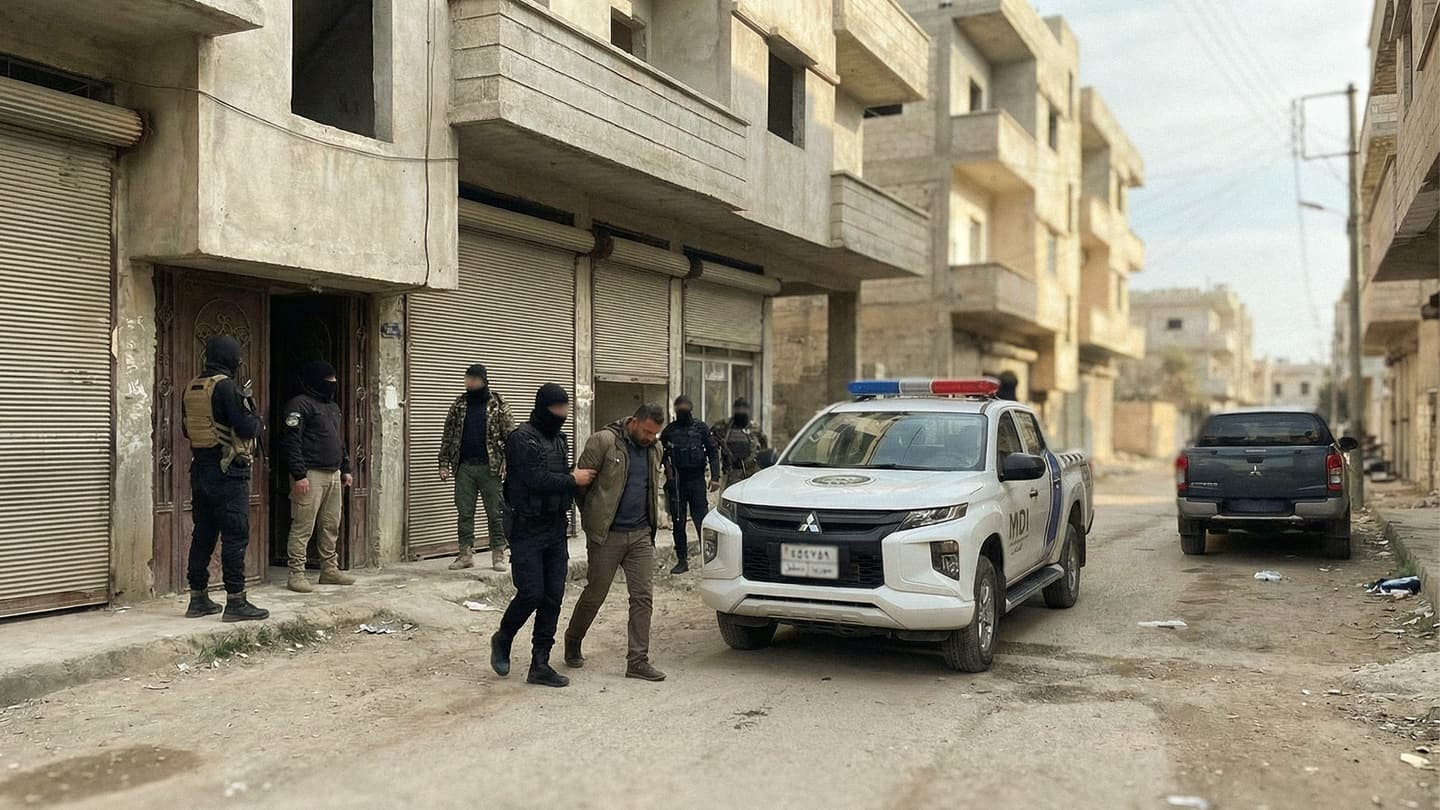 صورة إلقاء القبض على سوري عثر بحوزته على دروس مستفادة يعود بعضها إلى العقود الخمسة الماضية