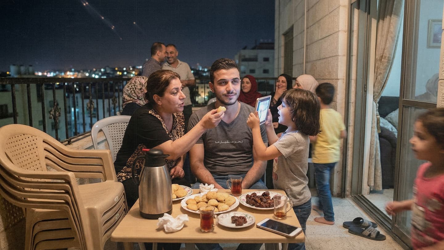 صورة استمرار الحرب يهدد خطة شاب بقضاء عطلة العيد متظاهراً بالسفر