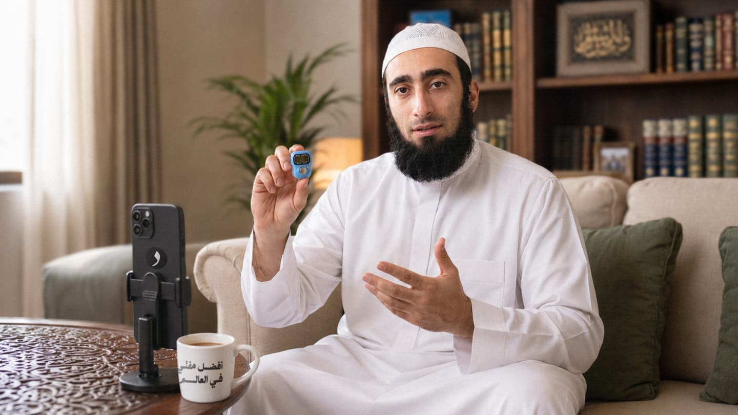 صورة إعجاز علمي جديد: تيكتوك استوحى فكرة التكبيس من المسبحة الإلكترونية