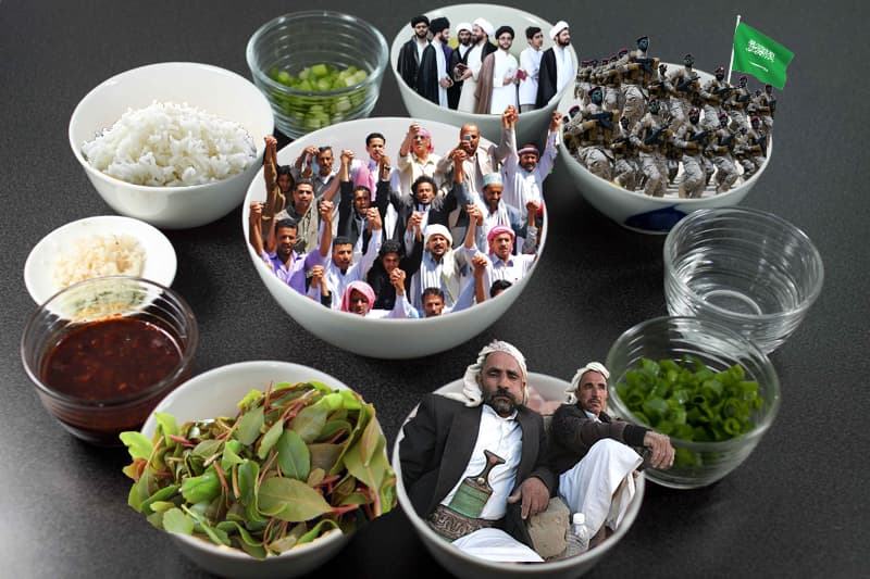 صورة الكبسة السعودية باللحم اليمني والتوابل الايرانية