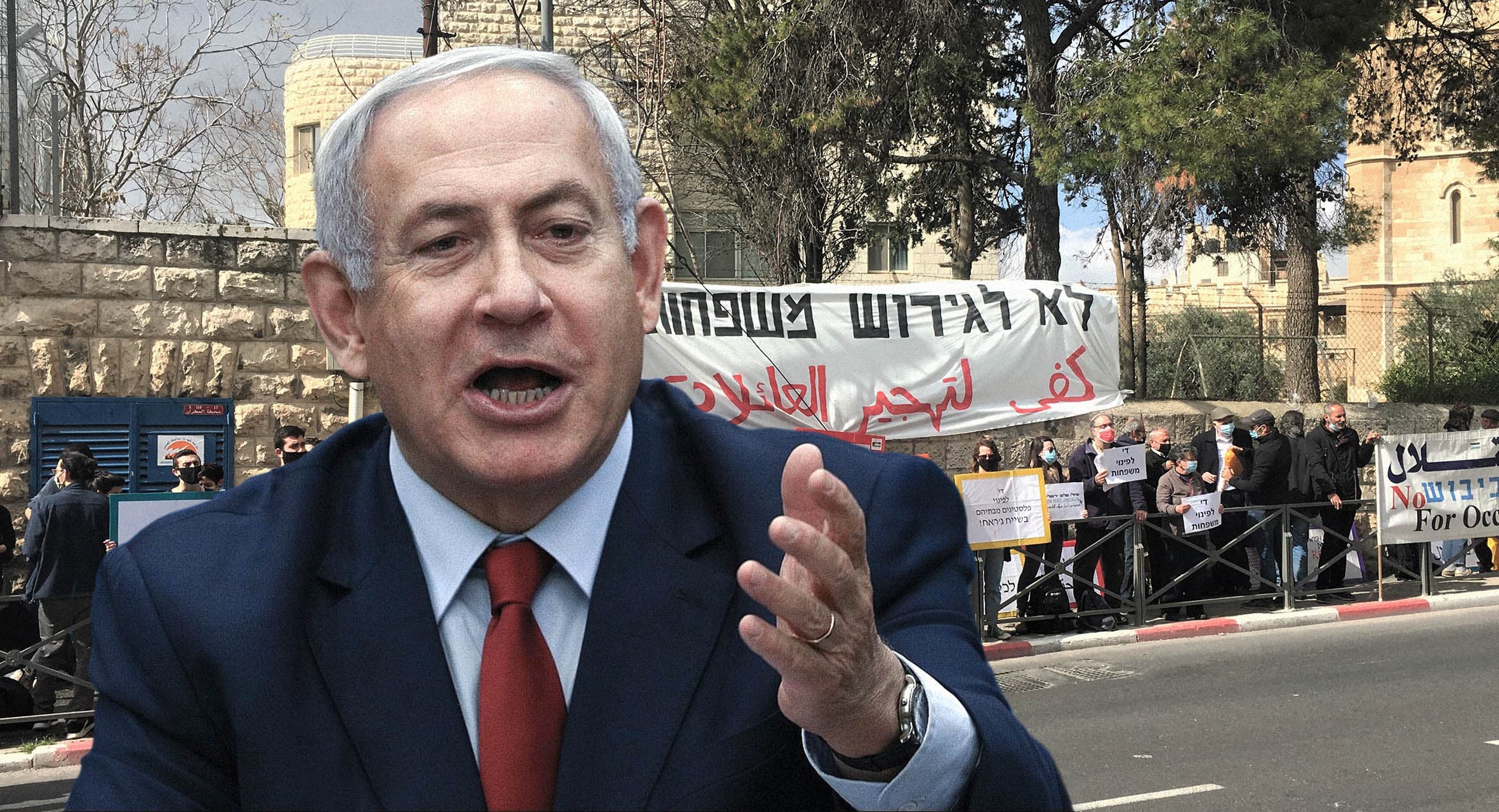 صورة إسرائيل تؤكد للفلسطينيين عدم اعترافها بأي وثيقة حول حي الشيخ جراح ما لم تكن مختومة من النبي موسى شخصياً