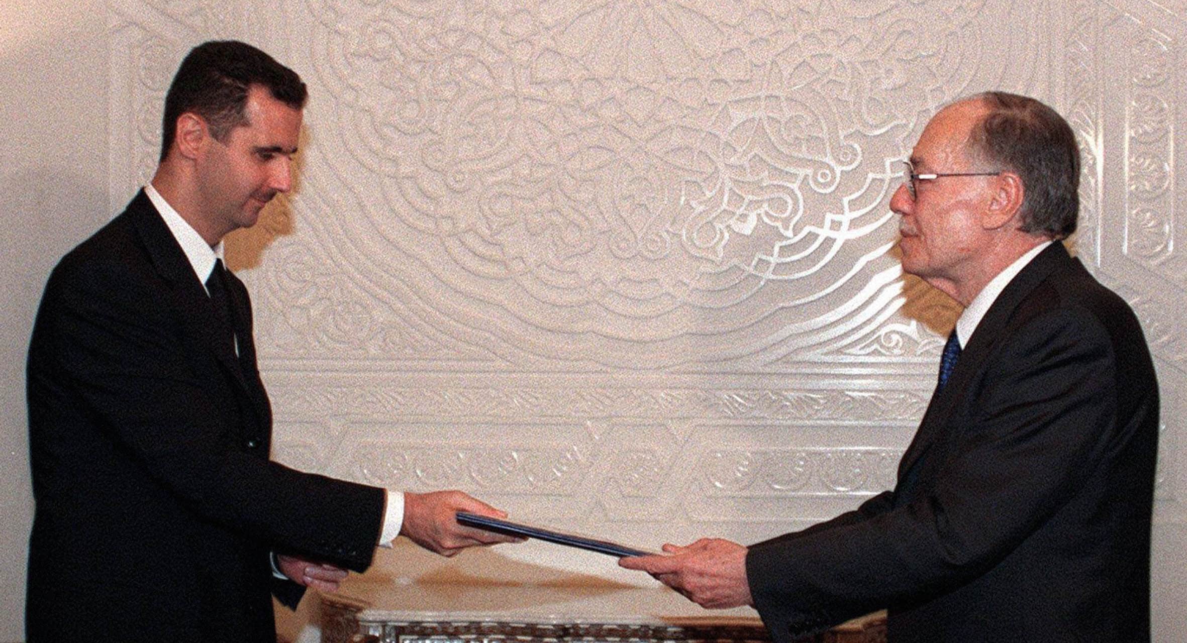 #AlHudoodInHistory: Syrian parliament decides most suitable candidates for nation’s presidency are 34-year-olds named Bashar Hafez al-Assad image