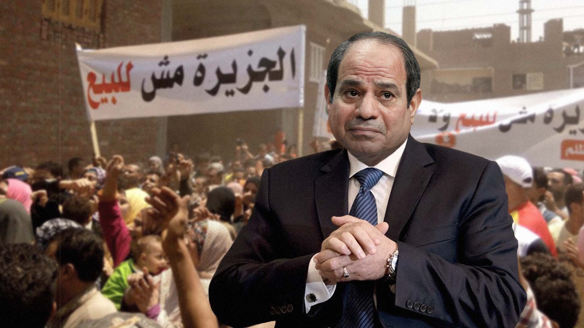 صورة السيسي يرجو أهالي الوراق التحلي بأصول الضيافة ومساعدة المستثمر الإماراتي في هدم بيوتهم