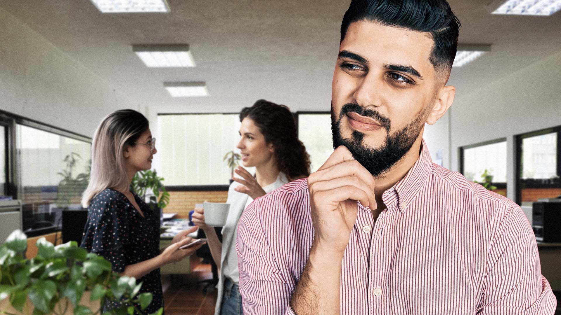 صورة شاب يؤكد احترامه خصوصية الآخر وليس الأُخرى
