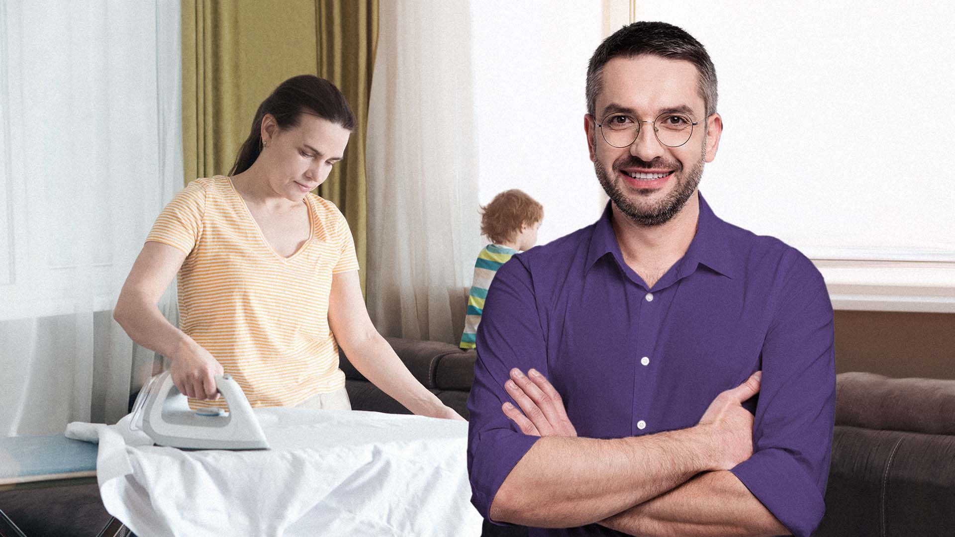 صورة رجل تقدمي يستنكر معاملة المرأة كأجيرة ويعاملها كعبدة
