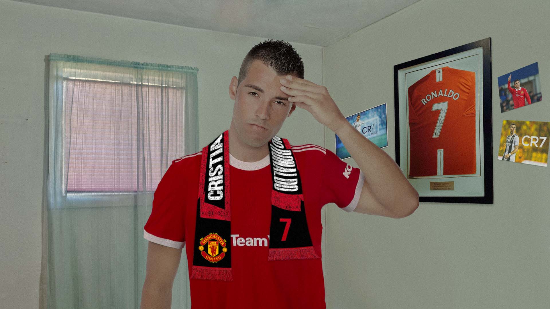 صورة شاب يضطر إلى تطوير شخصية مستقلة مع قرب اعتزال كريستيانو رونالدو