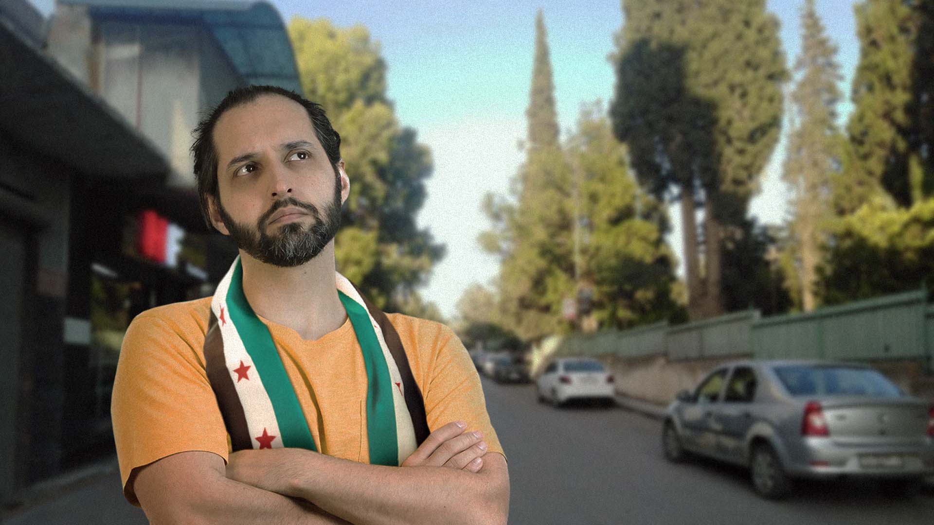 صورة معارض سوري يطالب أهالي السويداء بالاعتذار منه وتقبيل حذائه والتوسل كي يتضامن معهم