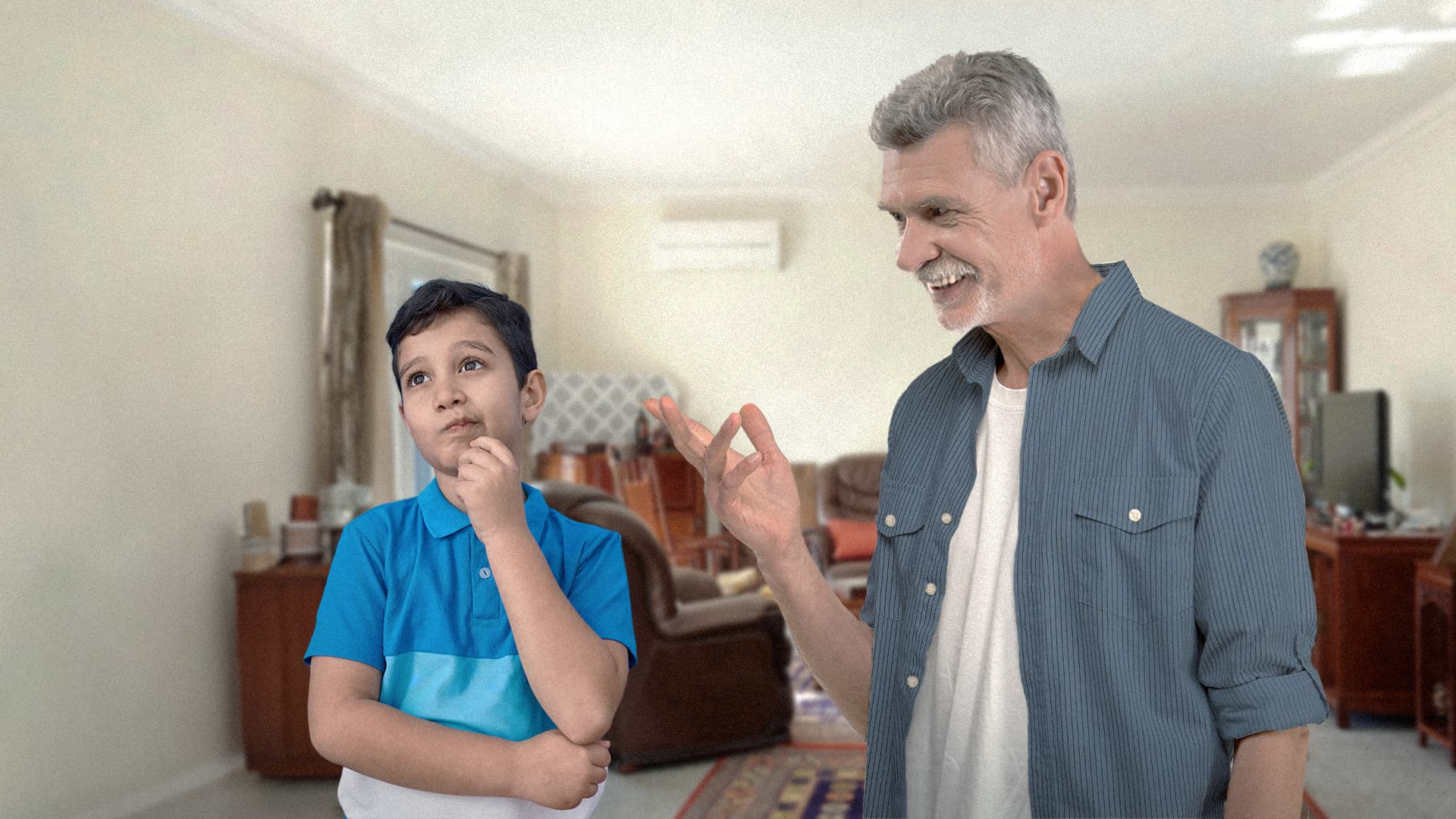صورة رداً على تساؤلات عمه المتكررة: حمودة الصغير يؤكد أنه كـ*ـمك على أم البابا والماما والمدرسة